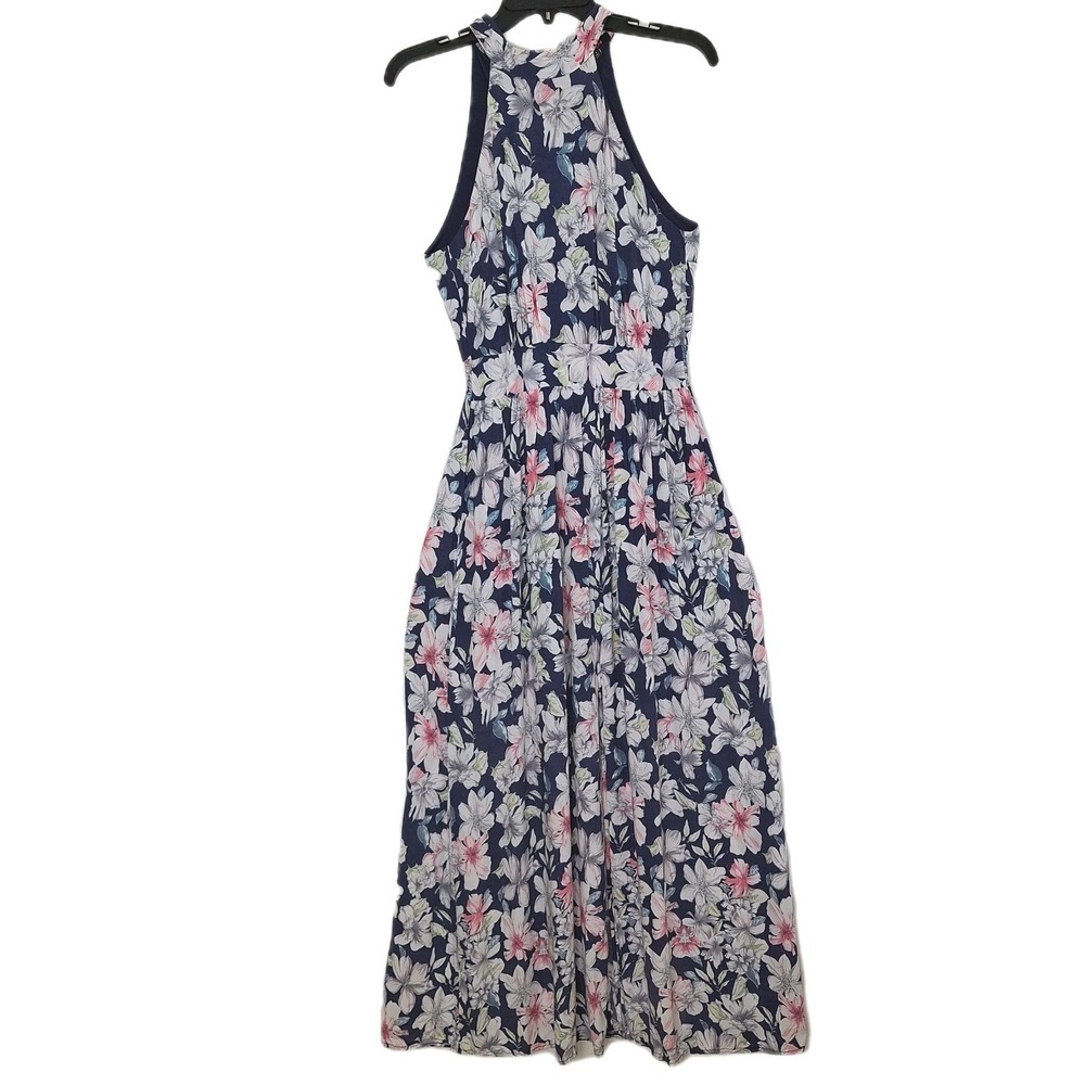 Fairycore Princesscore Bohemian Xtaren S Floral Lined Halter Maxi Dress